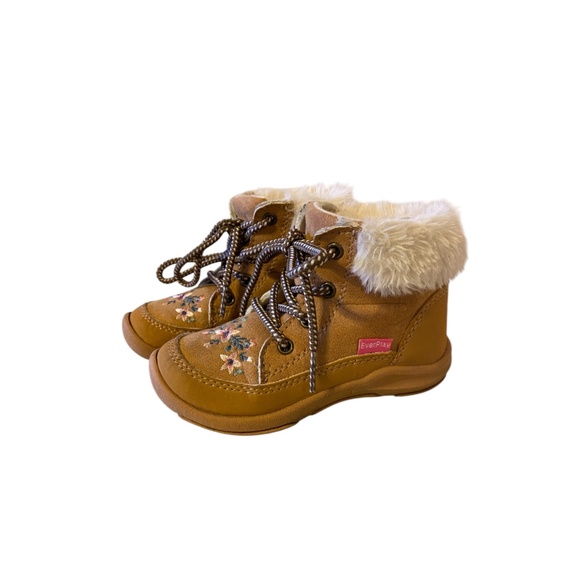 OshKosh BGosh Ramira Toddler Girls Fashion Boots Size 10M Brown Tan winter boots - Picture 11 of 12